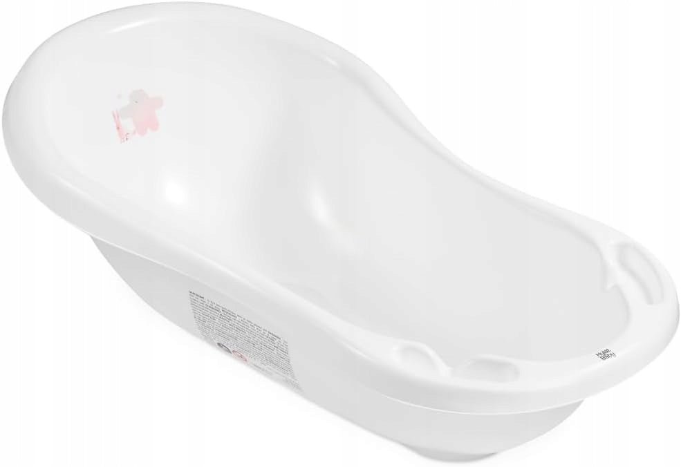 Wanienka Hylat Baby 84 cm z korkiem – biała FRIENDS, certyfikat bezpieczeństwa TÜV
