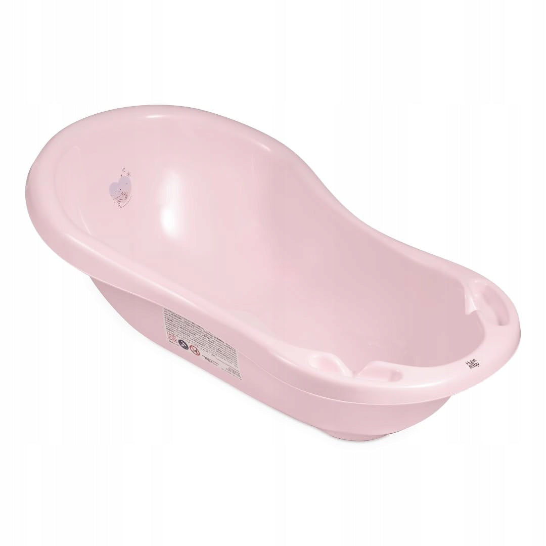 Wanienka Hylat Baby 84 cm z korkiem – różowa HUG ME, certyfikat bezpieczeństwa TÜV