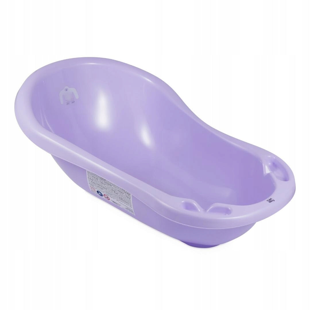 Wanienka Hylat Baby 84 cm z korkiem – fioletowa YETI, certyfikat bezpieczeństwa TÜV